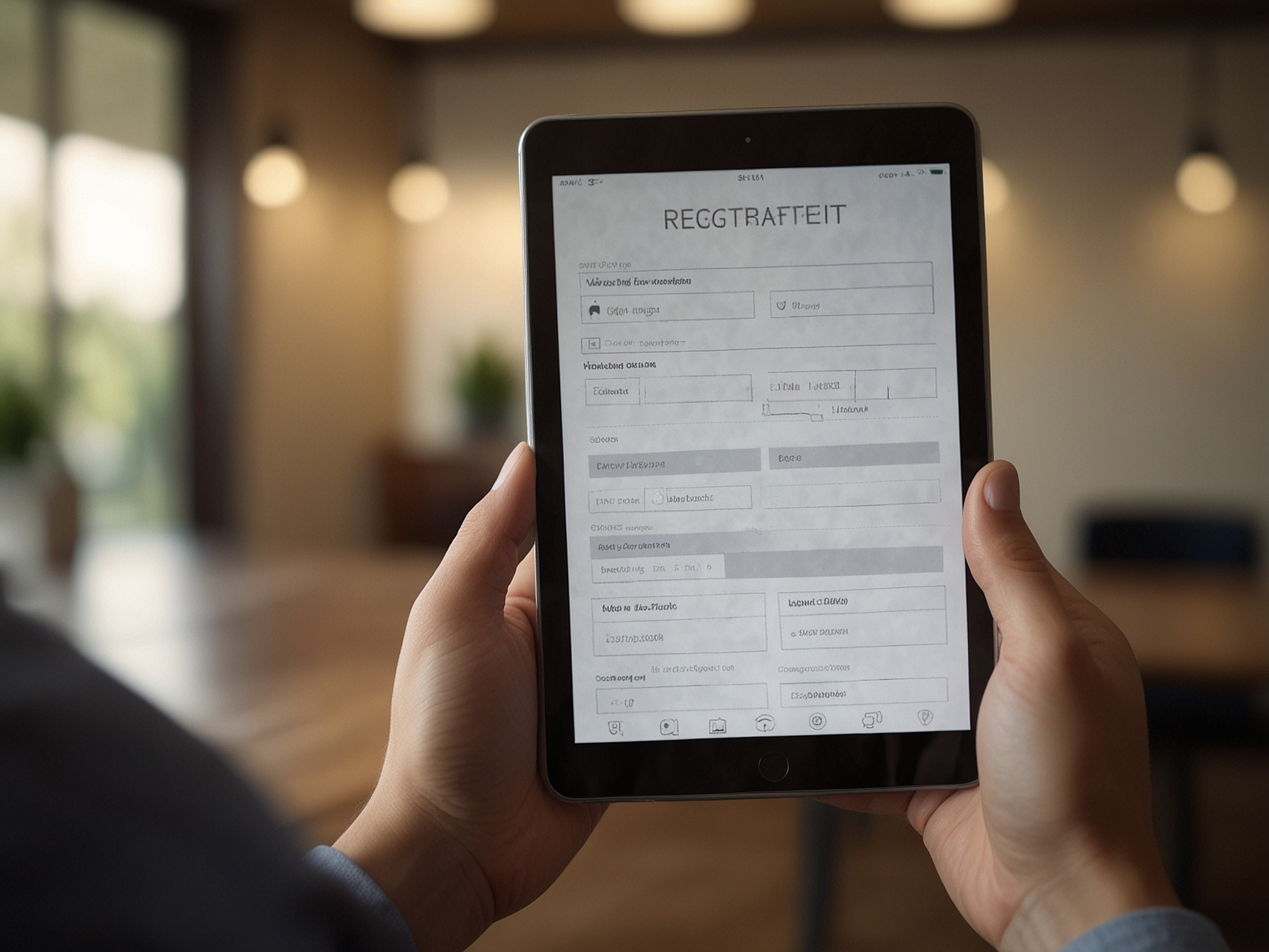 Registration form illustration